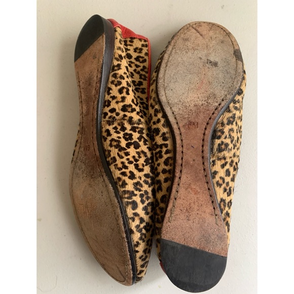 Donald J Pliner Leopard Print Calf Hair Loafers Women’s Siz 6